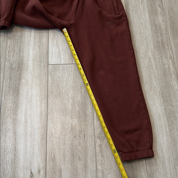 Oner Brown Classic Lounge Sweatshirt Hoodie (XS) & Sweatpants Jogger (S) Set - Picture 10 of 15
